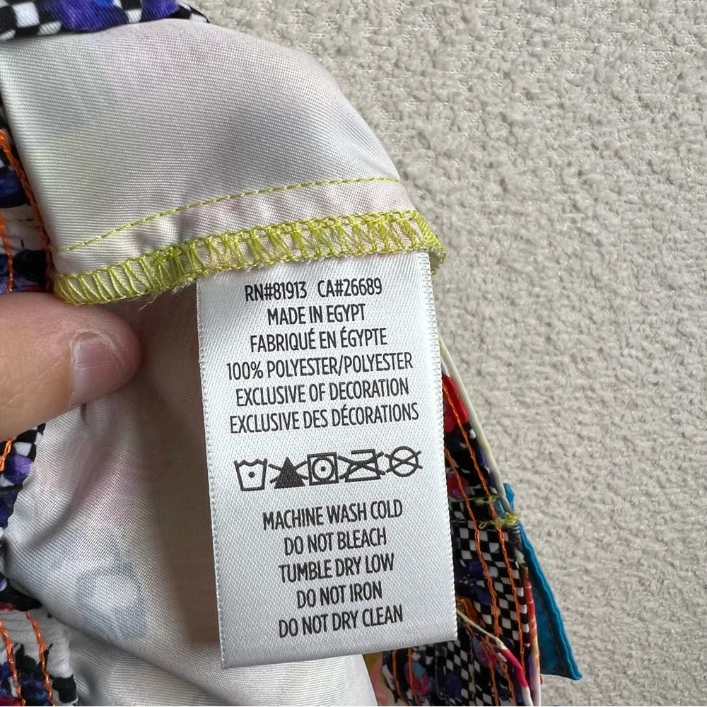 Robert Graham Men’s Swim Trunks Floral Patches Classic Fit Bathing‎ Suit Size 44